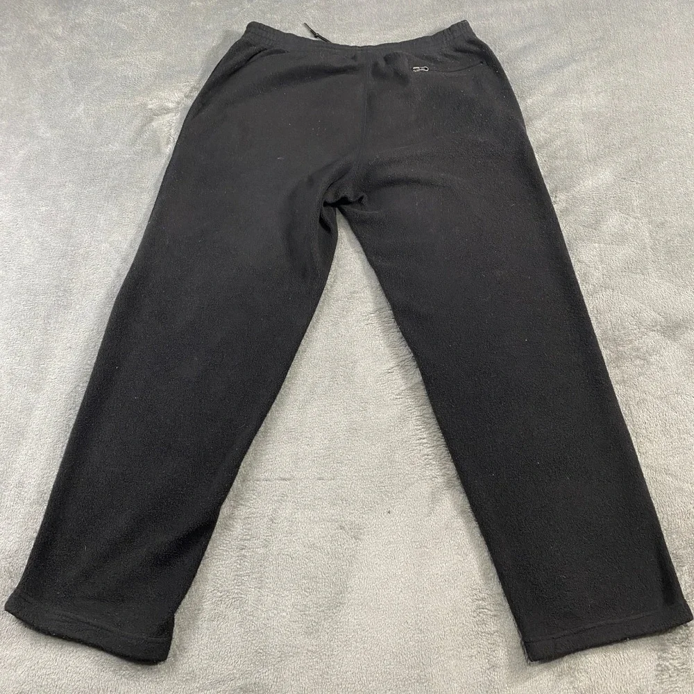 J. Crew Black Fleece Sweatpants Baggy Zipper Pockets Elastic Waist Size‎ M